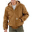 Carhartt¬Æ 2X Tall Brown Polyester Thermal Lined 12 Ounce Heavy Weight Cotton Duck Active Jacket With Front Zipper Closure Triple-Stitched Seams (2) Large Hand-Warmer Pockets, (2) Inside Pockets And Attached Hood