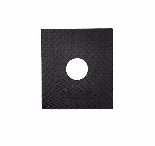 Cortina Safety Products 15" X 14" X 3" Black Recycled Rubber Delineator Base (10 lb)