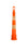 Cortina Safety Products Group 42" Orange Channelizer Cone With 4 6" Hi-Intensity Reflective Stripes