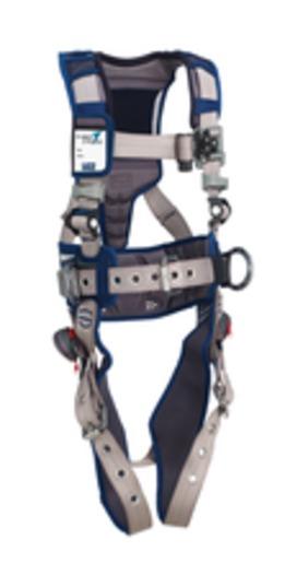 DBI-SALA¨ Small ExoFit STRATAª Construction Style Harness With Aluminum Back And Side D-Rings, Tongue Buckle Leg Straps, Waist Pad And Belt