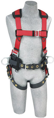 DBI/SALA¬Æ Medium/Large Protecta¬Æ PRO‚Ñ¢ Construction/Full Body/Vest Style Harness With Back And Side D-Ring, Hip Pad And Belt, Shoulder Pad And Tongue Leg Strap Buckle