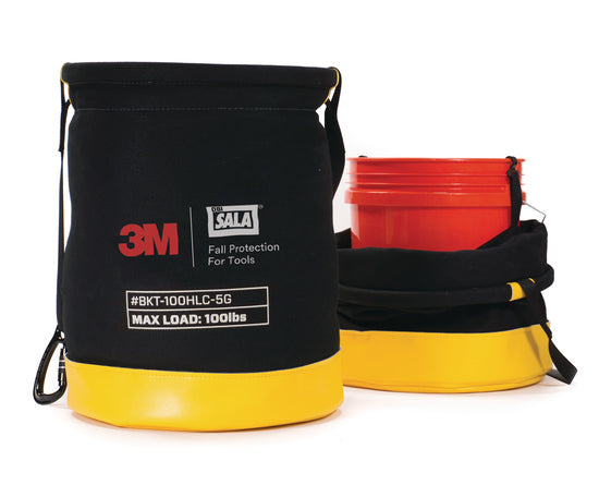 DBI/SALA¬Æ 5 Gallon Canvas Bucket With 100 lb Load Rated Hook And Loop Closure System