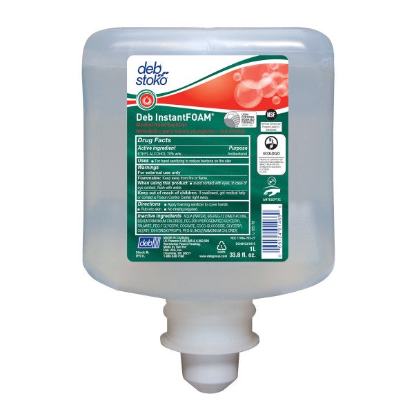 Deb Group 1 Liter Refill InstantFOAM Hand Sanitizer (6 Per Case)