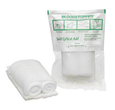 Swift First Aid 3 1/2" X 5 1/2" Bloodstopper¬Æ Multi-Functional Trauma Dressing Bandage