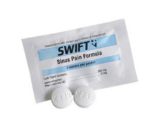 North¬Æ By Honeywell Swift First Aid Sinus Pain Formula Tablet (2 Per Envelope And 100 Per Box)