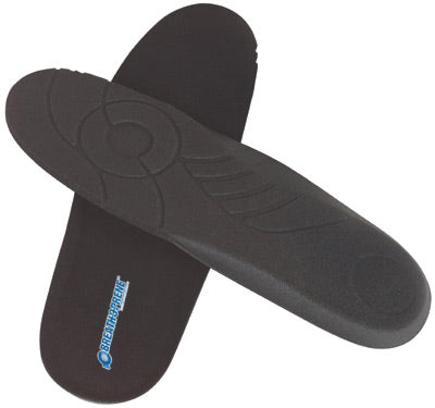 Servus¬Æ By Honeywell Size 10 Black 3 3/4" X 1" X 11 3/8" Breath-O-Prene¬Æ Replacement Insole With Built-In Heel Cup And Arch Support