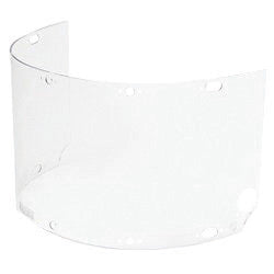 Fibre-Metal¬Æ by Honeywell High Performance¬Æ Model 4750 8" X 16 1/2" X .06" Clear Injection Molded Propionate Wide View Faceshield For Use With FM70DC Dual Crown High Performance¬Æ Faceshield System