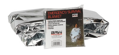 North¬Æ by Honeywell 84" X 52" Silver Mylar Emergency Rescue Blanket