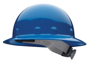 Fibre-Metal¬Æ by Honeywell Blue E1 Thermoplastic Full Brim Hard Hat With 3R 8 Point Ratchet Suspension