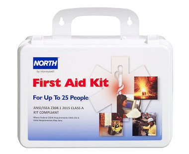 North¬Æ by Honeywell White Plastic Portable 25 Person First Aid Kit