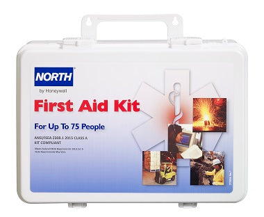 North¬Æ by Honeywell White Plastic Portable 75 Person First Aid Kit