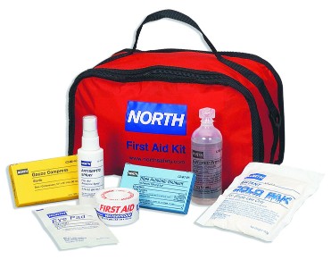 North¬Æ by Honeywell Red And Black Portable Soft Pak First Response First Aid Kit