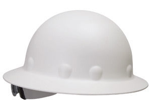 Fibre-Metal¬Æ by Honeywell White Roughneck¬Æ P1 Fiberglass High Heat Full Brim Hard Hat With SuperEight¬Æ Ratchet Suspension
