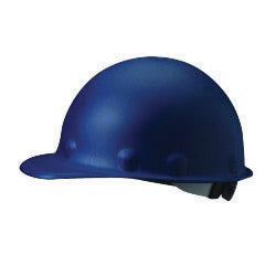 Fibre-Metal¬Æ by Honeywell Blue Roughneck¬Æ Fiberglass Cap Style Hard Hat With SuperEight¬Æ 3R 8 Point Ratchet Suspension