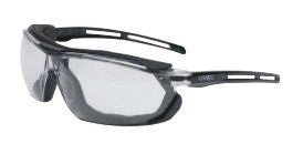 Uvex‚Ñ¢ by Honeywell Tirade‚Ñ¢ Sealed Safety Glasses With Gloss Black Polycarbonate Frame And Clear Polycarbonate Uvextra¬Æ Anti-Fog Lens
