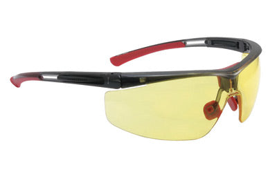 North¬Æ By Honeywell Adaptec‚Ñ¢ Regular Safety Glasses With Translucent Black Polycarbonate Frame And Amber Polycarbonate Anti-Fog Anti-Scratch Anti-Static Anti-UV Lens