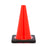 JBC‚Ñ¢ 12" Orange PVC Revolution Series 1-Piece Traffic Cone With Black Base