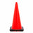 JBC‚Ñ¢ 28" Orange PVC Revolution Series 1-Piece Traffic Cone With Black Base