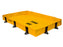 Justrite¬Æ 8' X 10' X 8" Rigid-Lock Quickberm¬Æ Lite Yellow PVC And Nylon Portable Emergency Spill Containment Berm With 398 gal Spill Capacity