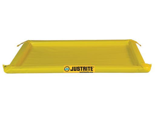 Justrite¬Æ 2' X 4' X 2" Yellow PVC Temporary Spill Containment Berm With 10 gal Spill Capacity