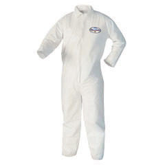 Kimberly-Clark Professional* Large White KleenGuard* A40 Microporous Film Laminate Disposable Liquid And Particle Bib Overalls/Coveralls