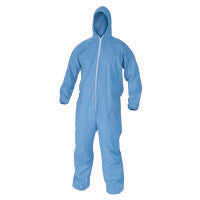 Kimberly-Clark Professional* Large Blue KleenGuard* A65 Flame Resistant Treated Cellulosic And Polyester Spunlace Disposable Flame Resistant Bib Overalls/Coveralls