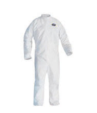 Kimberly-Clark Professional* X-Large White KleenGuard* A30 SMS Disposable Breathable Splash And Particle Protection Bib Overalls/Coveralls