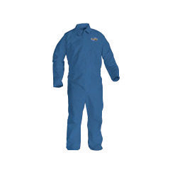 Kimberly-Clark Professional* Large Blue KleenGuard* A20 SMMMS Disposable Breathable Particle Protection Bib Overalls/Coveralls
