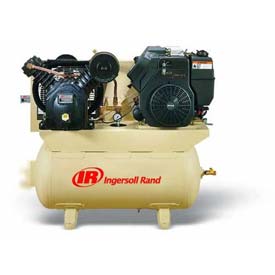 Ingersoll Rand 14 HP 25 CFM 175 PSIG Two-Stage Reciprocating Air Compressor With 30 Gallon Horizontal Tank, 3/4" Outlet Connection And Kohler Engine