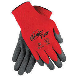 Memphis Medium Ninja¬Æ BNF 18 Gauge Black Foam Nitrile Palm And Fingertip Coated Work Gloves With Nylon And Spandex¬Æ Liner And Knit Wrist