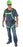 MSA Standard TechnaCurv¬Æ Full Body/Pullover Style Harness With (1) Back, (2) Hip, (1) Chest D-Ring And Tongue Leg Strap Buckle
