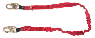 MSA 6' FP Diamond¬Æ Polyester Single-Leg Energy-Absorbing Expanyard Lanyard With LS 36C Steel Snap Hook Harness And Anchorage Connections