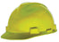 MSA Yellow V-Gard¬Æ Polyethylene Standard Slotted Cap Style Hard Hat With 1 Touch¬Æ Suspension