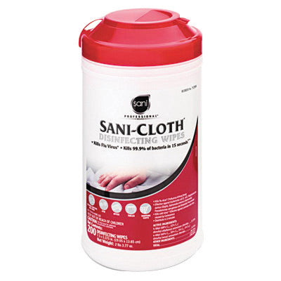 Nice Pak¬Æ 7 1/5" X 5 3/8" Sani-Cloth¬Æ Disinfectant Wipe (200 Per Carton)