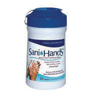 Nice Pak¬Æ Sani-Hands¬Æ Instant Hand Sanitizing Wipes 150 Count Canister