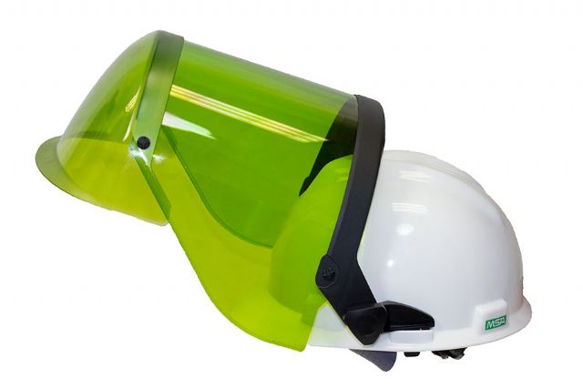 National Safety Apparel¬Æ ArcGuard¬Æ Green 12 cal/cm¬≤ HRC 2 Faceshield With Hard Hat