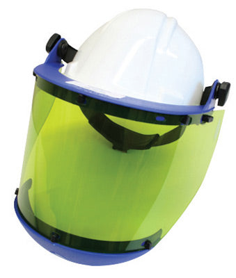 National Safety Apparel¬Æ Lightweight UltraSoft¬Æ Polycarbonate Anti-Fog Faceshield With Slotted Hard Hat Adapter And Chin Guard