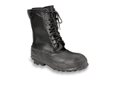 Servus by Honeywell Size 10 Servus¨ Black Insulated Leather And Rubber Safety Pac Boots With Steel Toe