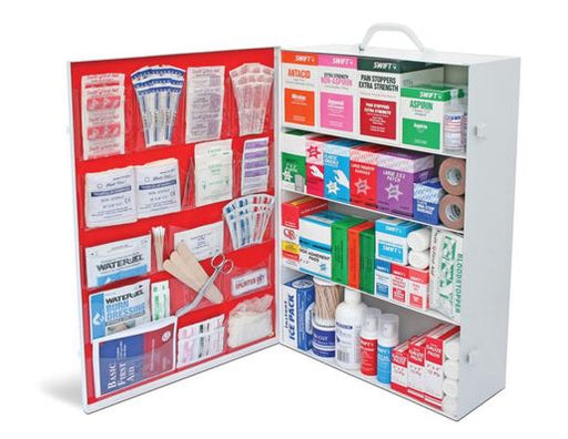 FIRST AID KIT 4 SHELF INDUSTRIAL WITH LINER