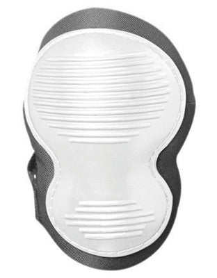 OccuNomix Black And White Classic Deluxe EVA Foam Knee Pad With Hook And Loop Closure And Non-Marring Rubber Cap