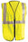 OccuNomix 3X Hi-Viz Yellow OccuLux¬Æ Premium Economy Light Weight Solid Polyester Tricot Class 2 Standard Vest With Front Zipper Closure And 3M‚Ñ¢ Scotchlite‚Ñ¢ 2" Reflective Tape