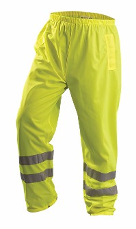 OccuNomix 2X Yellow OccuLux¬Æ Polyester Breathable Rain Pants With Snap Front Closure And 3M‚Ñ¢ Scotchlite‚Ñ¢ Reflective Stripe