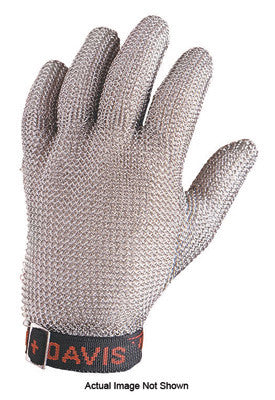 Honeywell X-Large Green Sperian Whiting + Davis Stainless Steel Ambidextrous Fully Enclosed Cut Resistant Gloves With Wrist Strap Cuff And Mesh Lined