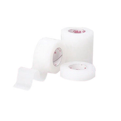 3M™ 1" X 10 Yard Roll Clear Transpore™ Latex-Free Porous Plastic Surgical Tape (12 Roll Per Box)