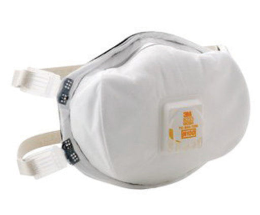 3M‚Ñ¢ Standard N100 8233 Disposable Particulate Respirator With Cool Flow‚Ñ¢ Exhalation Valve And Adjustable Nose Clip - Meets NIOSH And OSHA Standards