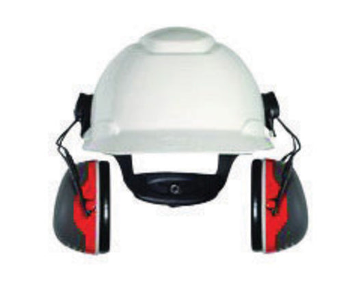 3M‚Ñ¢ Peltor‚Ñ¢ Black And Red Model X3P3E/37277(AAD) Cap Mount Hearing Conservation Earmuffs