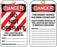 Accuform Signs¬Æ 5 7/8" X 3 1/8" RP-Plastic Lockout - Tagout Tag DANGER DO NOT OPERATE (25 Per Pack)