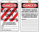 Accuform Signs¬Æ 5 7/8" X 3 1/8" RP-Plastic Lockout - Tagout Tag DANGER LOCKED OUT DO NOT OPERATE (25 Per Pack)