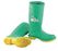 Onguard Industries Size 11 Hazmax¬Æ Green 16" PVC Knee Boots With Ultragrip¬Æ Sipe Outsole, Steel Toe And Removable Insole