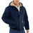 Carhartt Size 4X/Regular Dark Navy Cotton/Duck Flame-Resistant Jacket With Insulated Lining And Zipper Closure And Attached Quilt-Lined Hood With Adjustable Nomex Fr Draw Cord